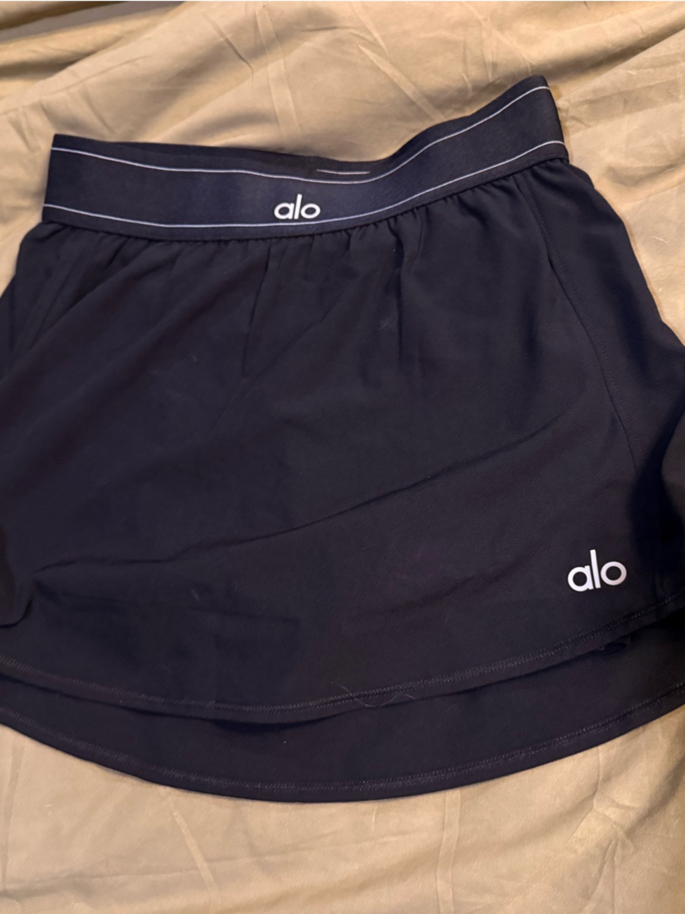 Alo Yoga Black Skort